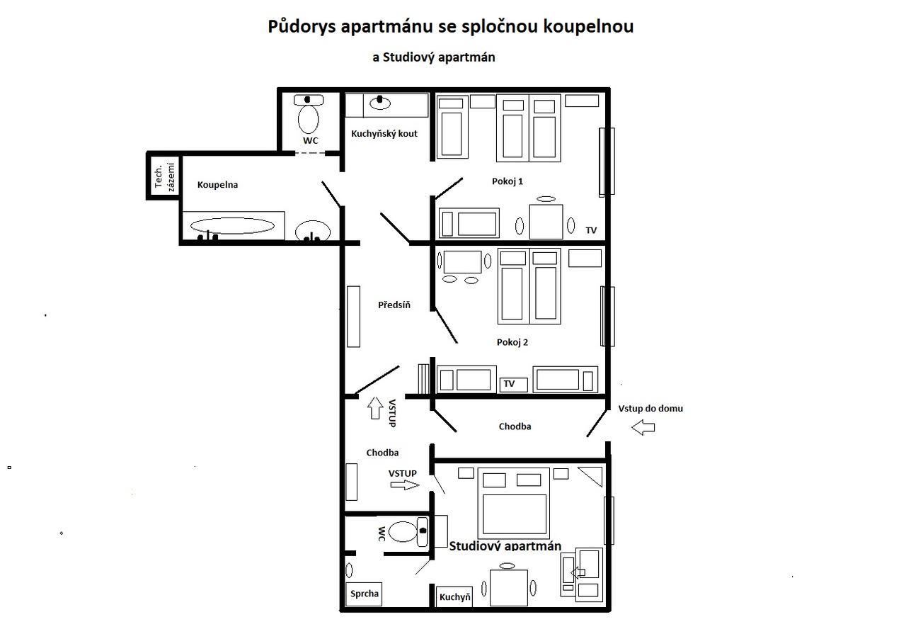 Apartmány Karlštejn Esterno foto