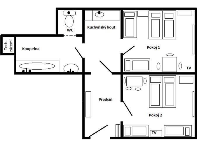 Apartmány Karlštejn Esterno foto